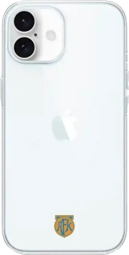 iPhone 16 Aalesunds FK Clear case -mobildeksel, hvit