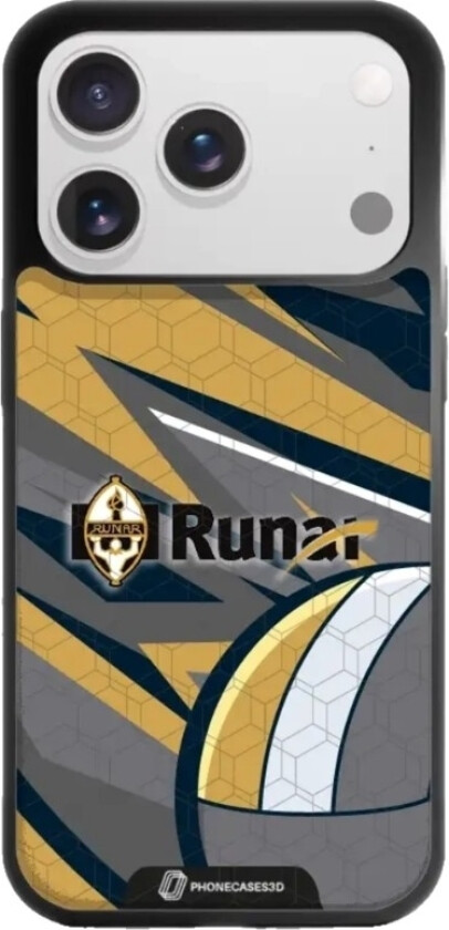 iPhone 17 Pro Max IL Runar 3D mobildeksel, svart