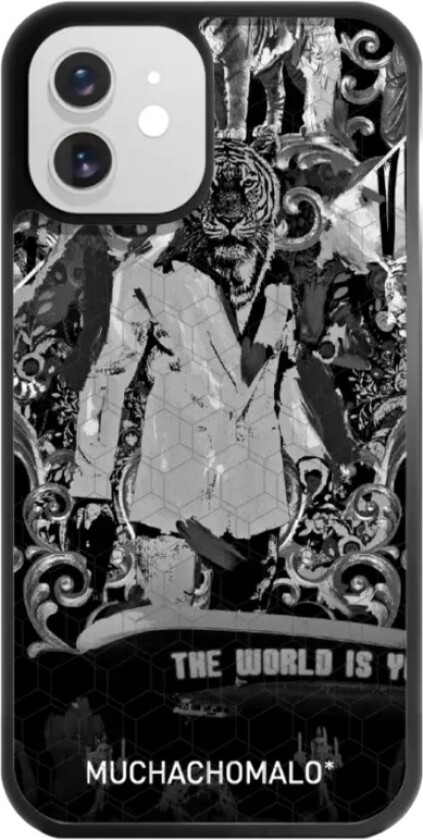 iPhone 12 Muchacho Malo 3D mobildeksel, svart