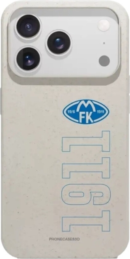iPhone 17 Pro Molde FK komposterbart deksel, hvit