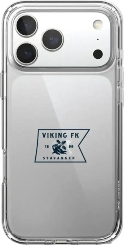 iPhone 17 Pro Max Viking FK Clear case -mobildeksel, hvit