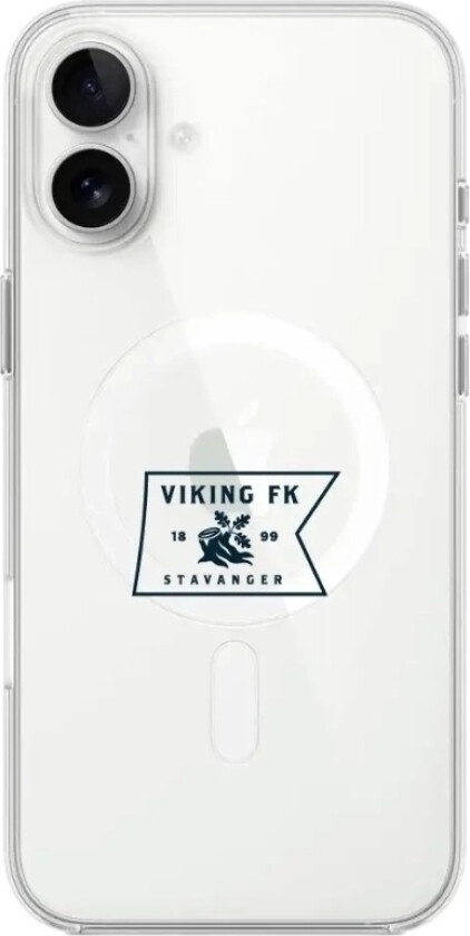 iPhone 16 Plus Viking FK Clear case -mobildeksel, hvit