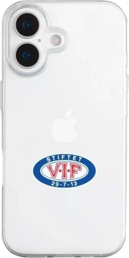 iPhone 17 VIF Clear case -mobildeksel, hvit