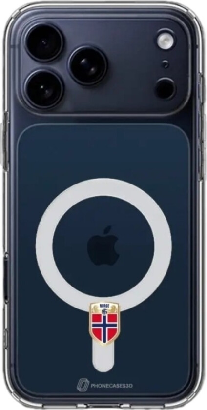 iPhone 17 Pro Max Norges Fotballforbund Clear case (MagSafe) -mobildeksel, svart