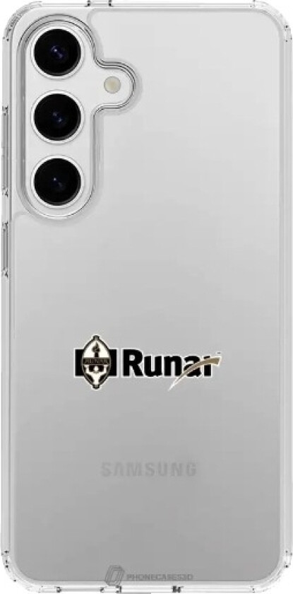 Samsung Galaxy S25 IL Runar Clear case -mobildeksel, hvit