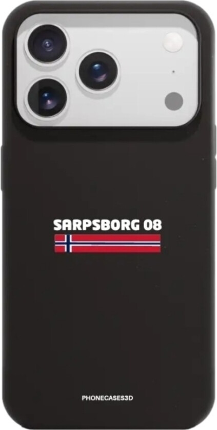 iPhone 17 Pro Sarpsborg 08 komposterbart deksel, svart