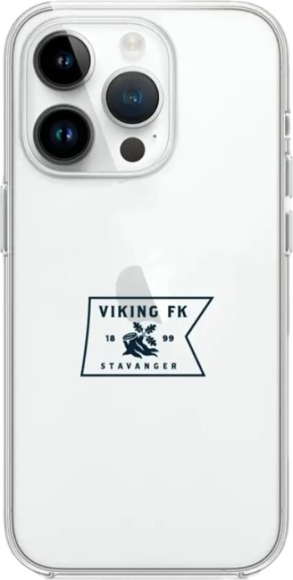iPhone 14 Pro Viking FK Clear case -mobildeksel, hvit