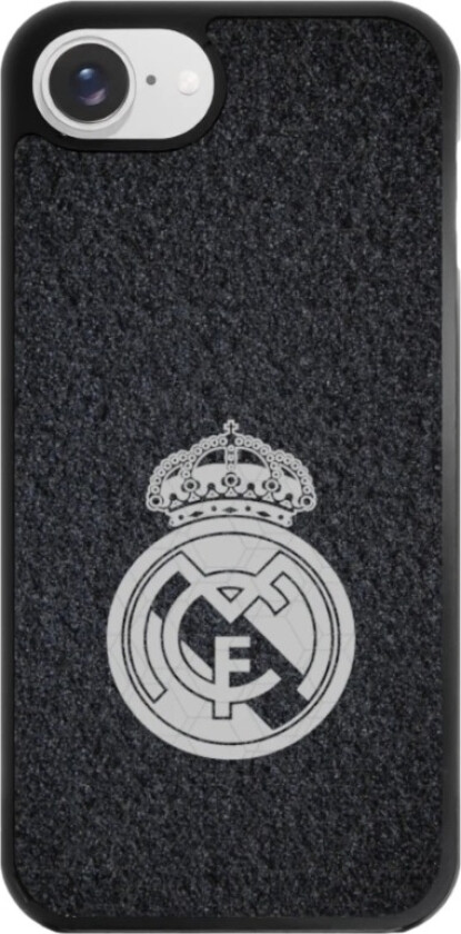 iPhone 16e Real Madrid 3D mobildeksel, svart