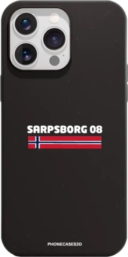 iPhone 16 Pro Max Sarpsborg 08 komposterbart deksel, svart