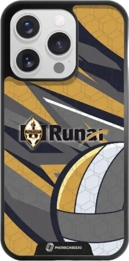 iPhone 16 Pro IL Runar 3D mobildeksel, svart