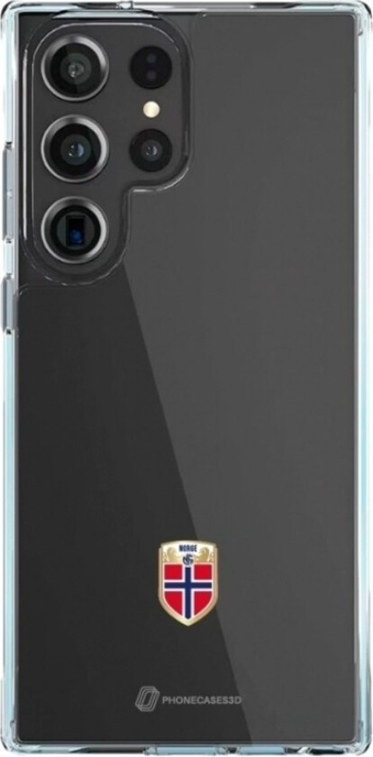Samsung Galaxy S25 Ultra Norges Fotballforbund Clear case -mobildeksel, svart