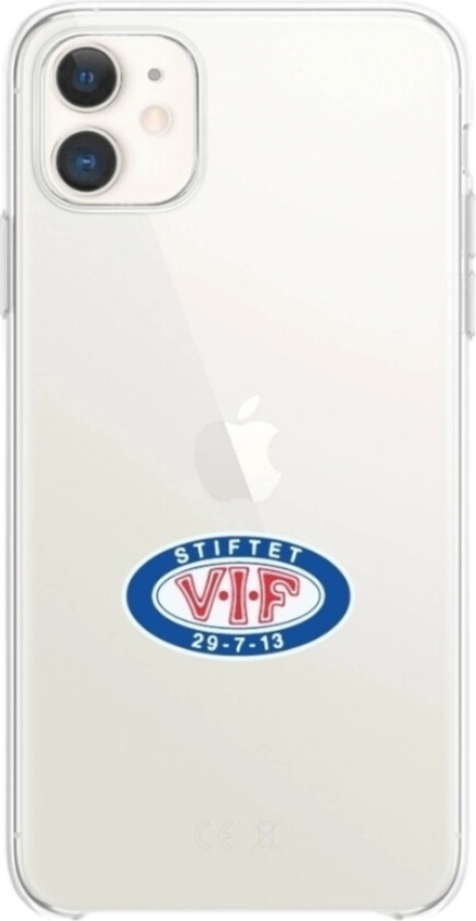 iPhone 11 VIF Clear case -mobildeksel, hvit