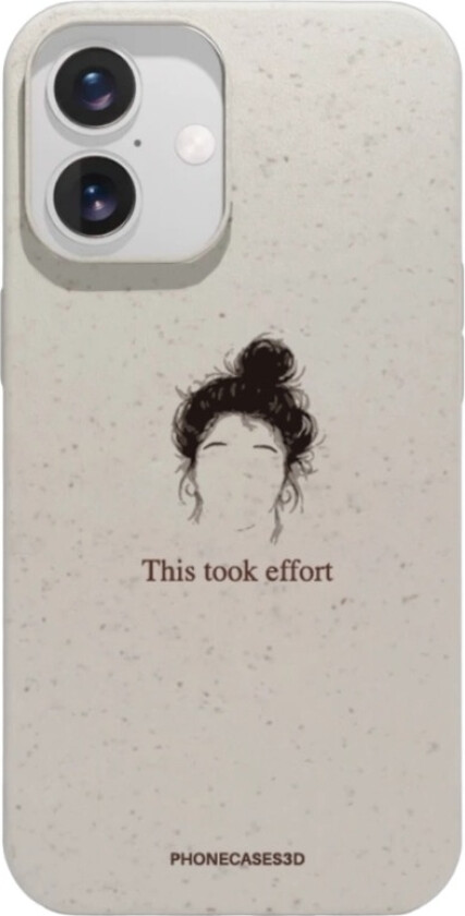 iPhone 16 Marit Bakkli komposterbart deksel, hvit