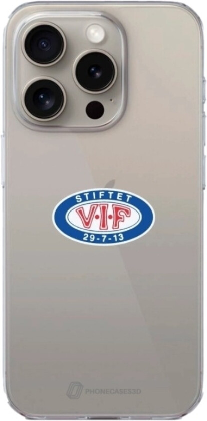 iPhone 16 Pro Max VIF Clear case -mobildeksel, hvit