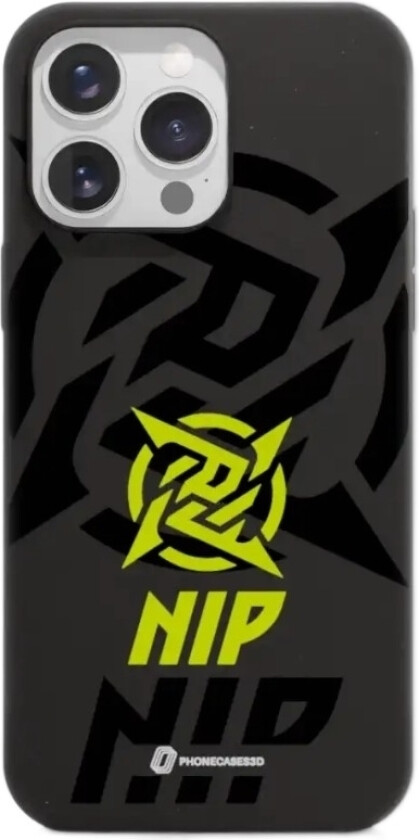 iPhone 16 Pro Max Ninjas in Pyjamas komposterbart deksel, svart
