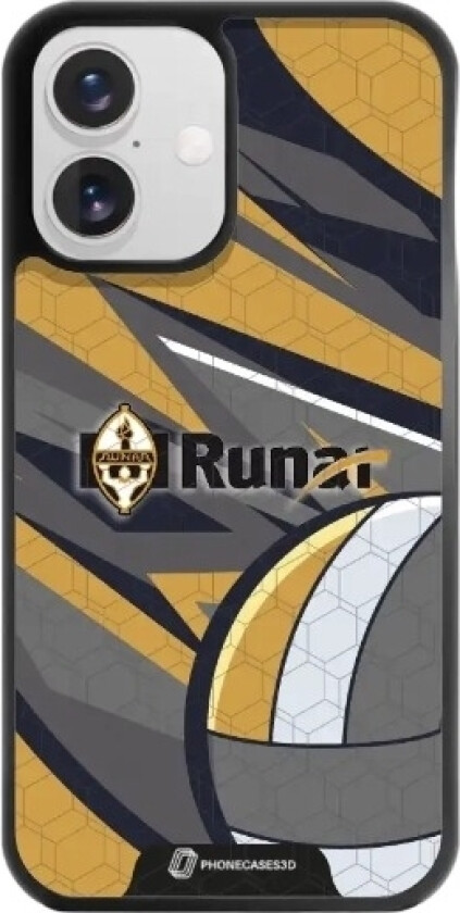 iPhone 16 IL Runar 3D mobildeksel, svart