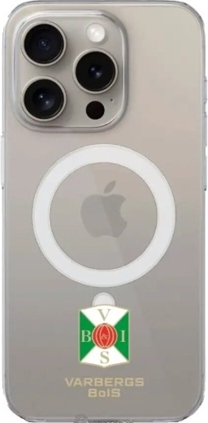 iPhone 16 Pro Varbergs BoIS Clear case (MagSafe) -mobildeksel, hvit