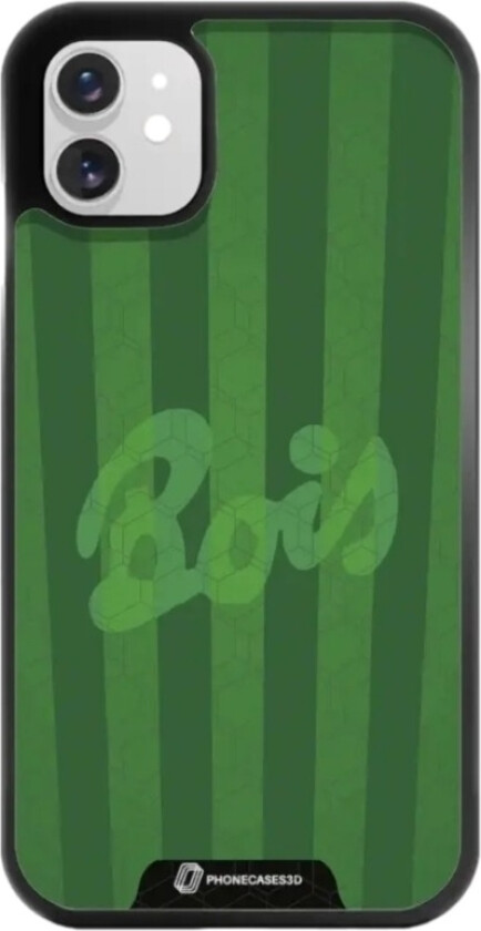 iPhone 11 Varbergs BoIS 3D mobildeksel, svart