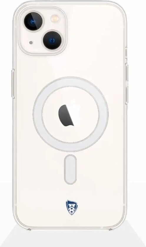 iPhone 13 Sarpsborg 08 Clear case (MagSafe) -mobildeksel, hvit
