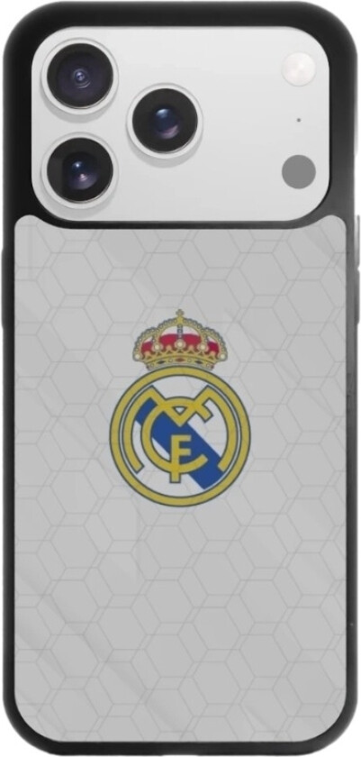 iPhone 17 Pro Real Madrid 3D mobildeksel, svart