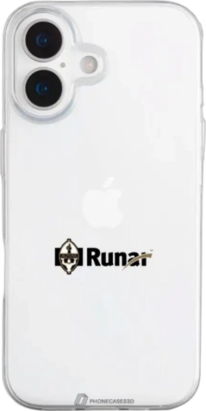 iPhone 17 IL Runar Clear case -mobildeksel, hvit