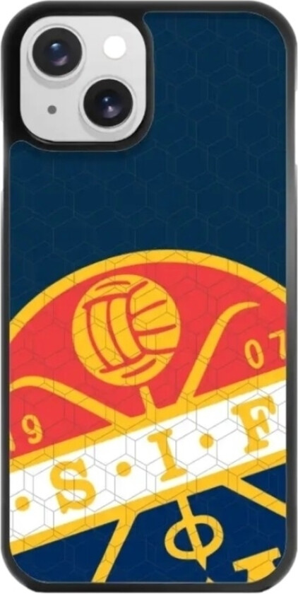 iPhone 15 Strømsgodset 3D mobildeksel, svart
