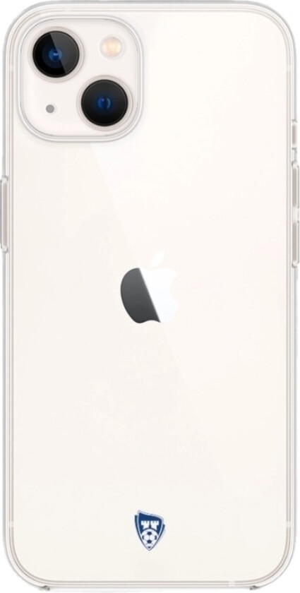 iPhone 14 Sarpsborg 08 Clear case -mobildeksel, hvit