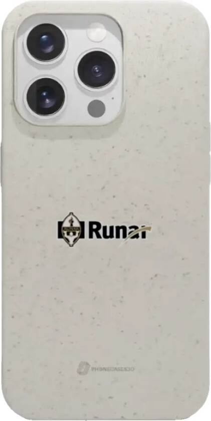 iPhone 16 Pro IL Runar komposterbart deksel, hvit