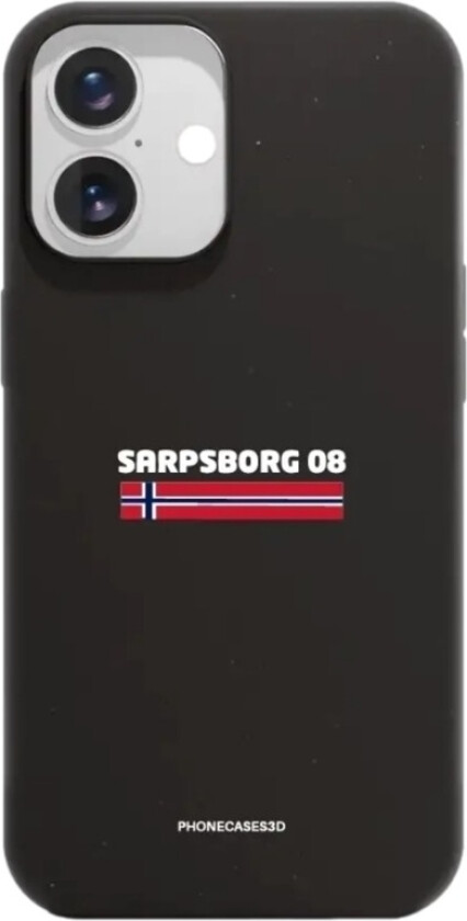 iPhone 16 Sarpsborg 08 komposterbart deksel, svart