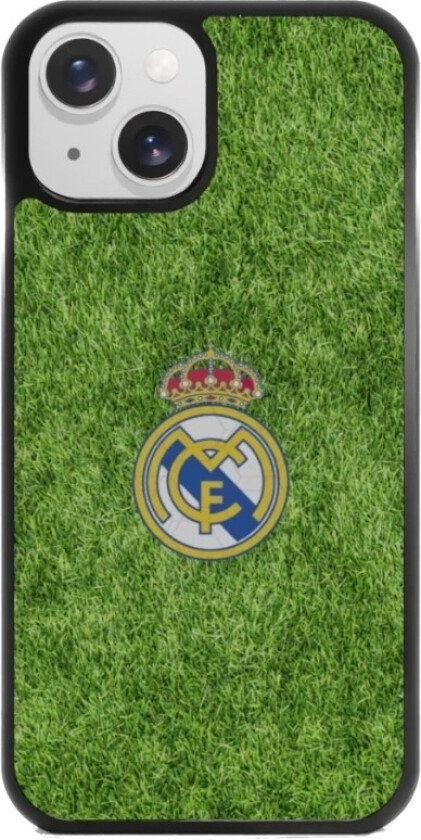 iPhone 15 Real Madrid 3D mobildeksel, svart
