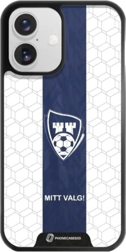 iPhone 16 Sarpsborg 08 3D mobildeksel, svart