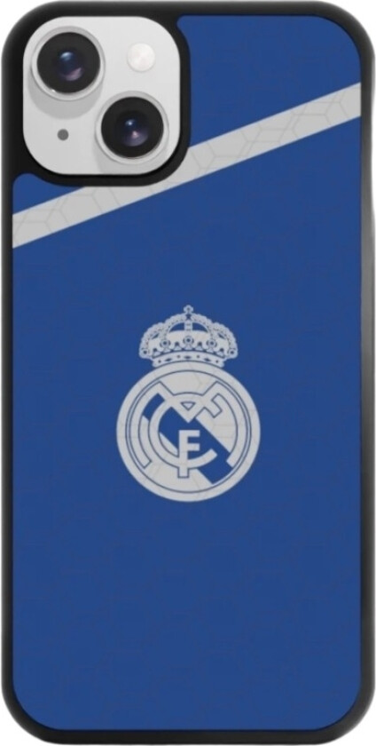 iPhone 14 Real Madrid 3D mobildeksel, svart