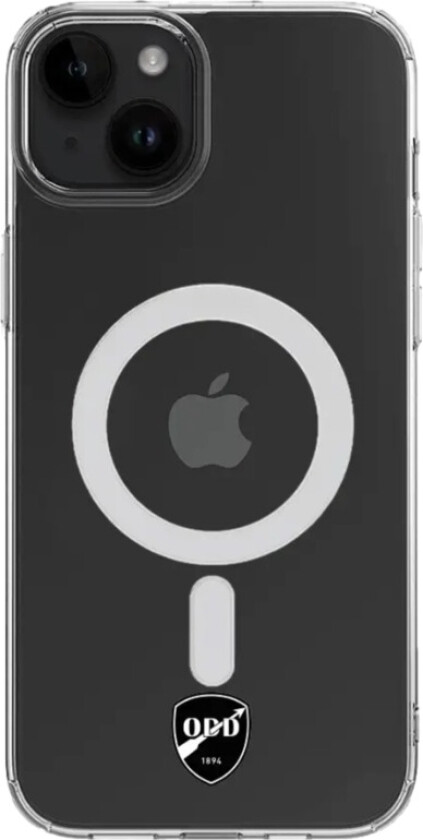 iPhone 15 Odds Ballklubb Clear case (MagSafe) -mobildeksel, svart