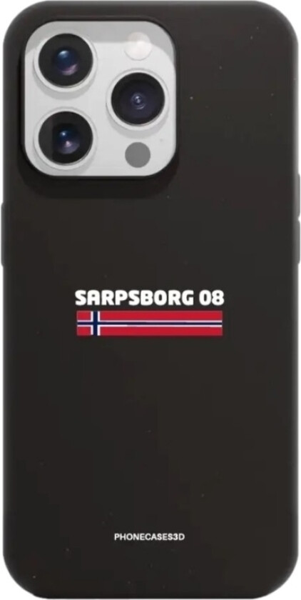 iPhone 15 Pro Sarpsborg 08 komposterbart deksel, svart