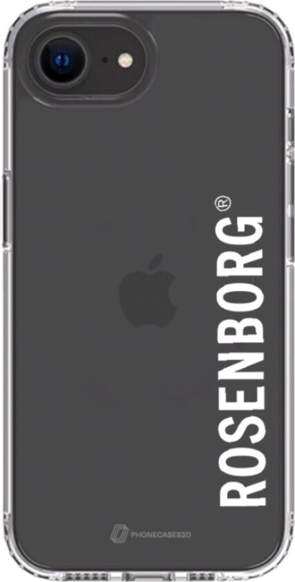 iPhone 16e RBK Clear case -mobildeksel, svart