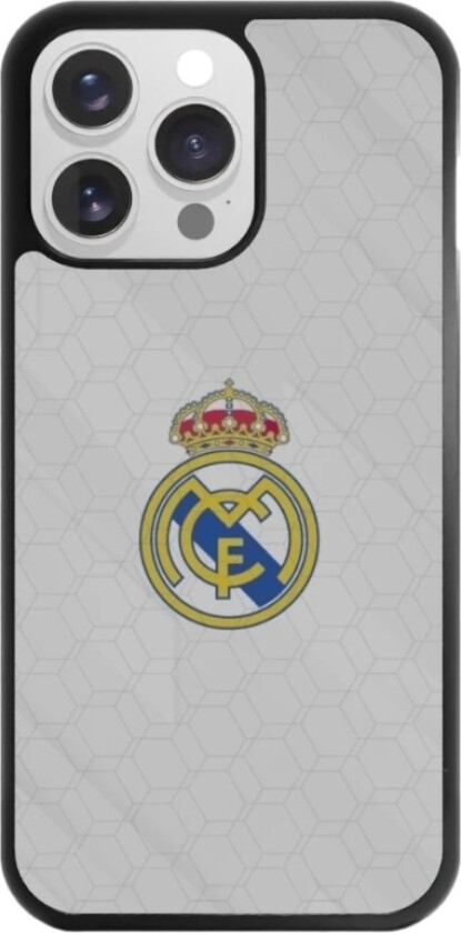 iPhone 16 Pro Max Real Madrid 3D mobildeksel, svart