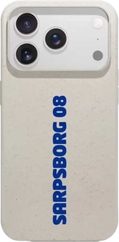 iPhone 17 Pro Max Sarpsborg 08 komposterbart deksel, hvit