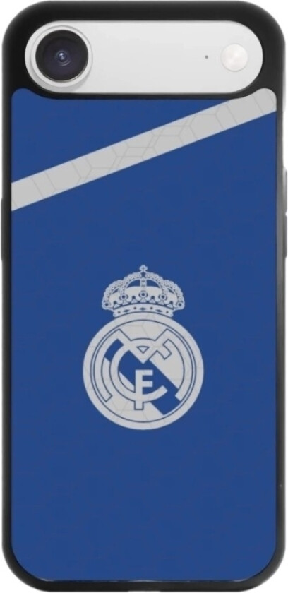 iPhone Air Real Madrid 3D mobildeksel, svart