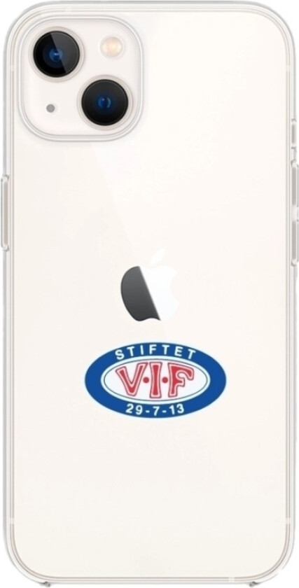 iPhone 13 VIF Clear case -mobildeksel, hvit