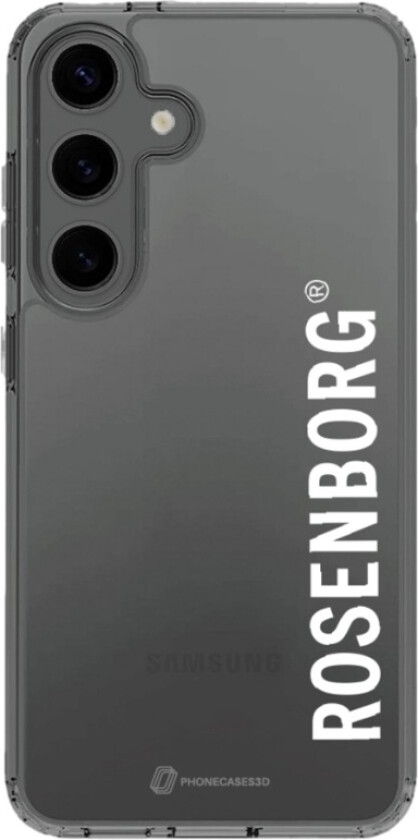 Samsung Galaxy S25 RBK Clear case -mobildeksel, svart