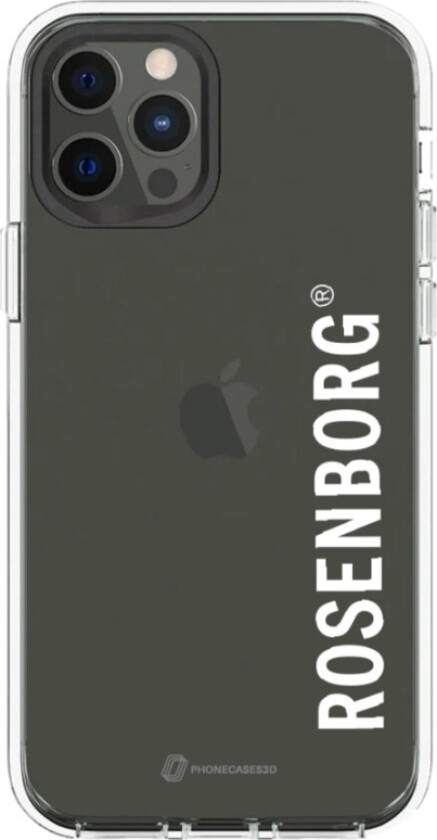 iPhone 12 RBK Clear case -mobildeksel, svart