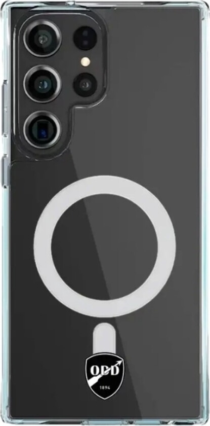 Samsung Galaxy S25 Ultra Odds Ballklubb Clear case (MagSafe) -mobildeksel, svart