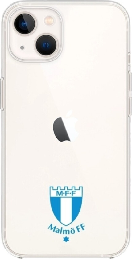iPhone 14 Malmö FF Clear case -mobildeksel, hvit