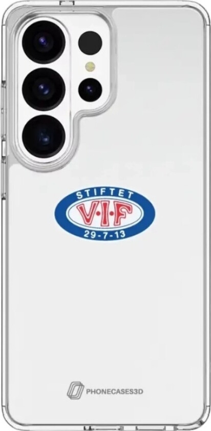 Samsung Galaxy S26 Ultra VIF Clear case -mobildeksel, hvit