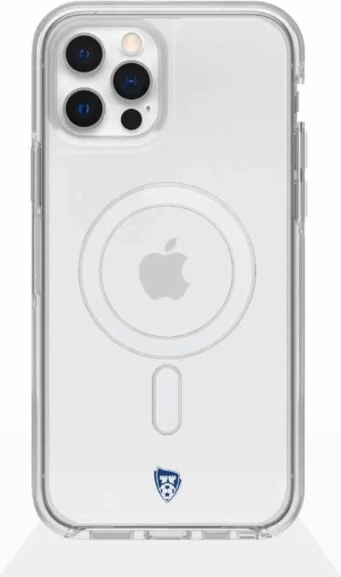 iPhone 12 Sarpsborg 08 Clear case (MagSafe) -mobildeksel, hvit