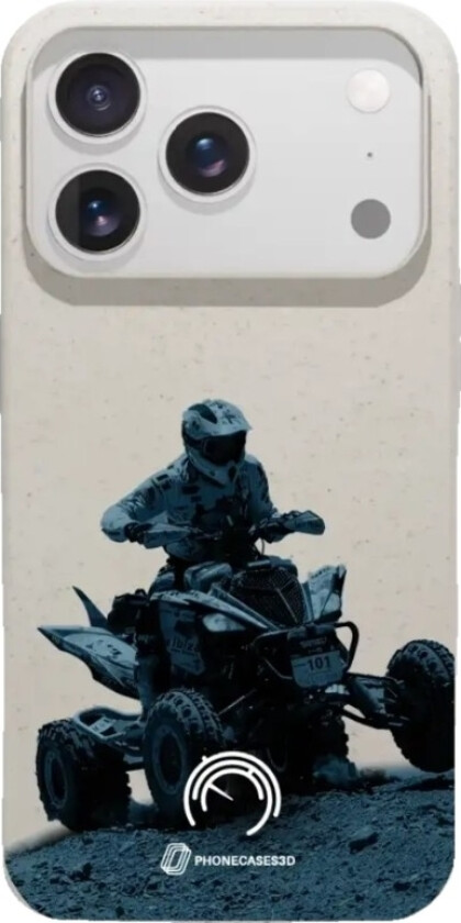 iPhone 17 Pro Norges Motorsportforbund komposterbart deksel, hvit
