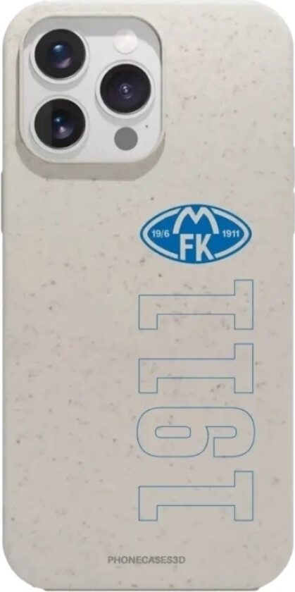 iPhone 16 Pro Max Molde FK komposterbart deksel, hvit