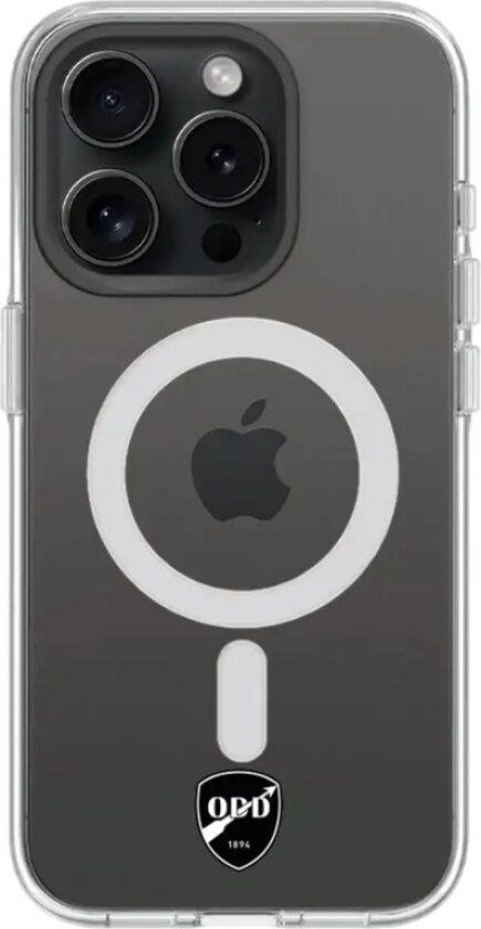iPhone 16 Pro Max Odds Ballklubb Clear case (MagSafe) -mobildeksel, svart