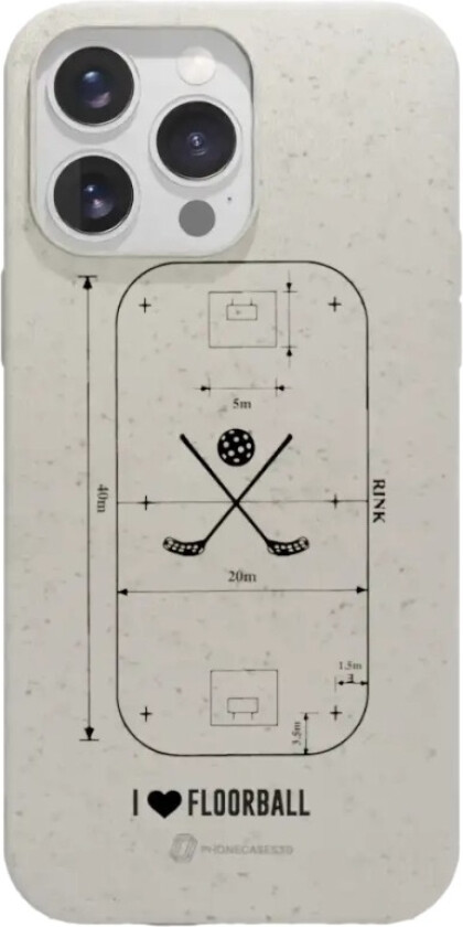 iPhone 16 Pro Max Pixbo IBK komposterbart deksel, hvit