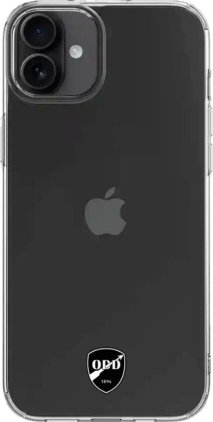 iPhone 16 Odds Ballklubb Clear case -mobildeksel, svart